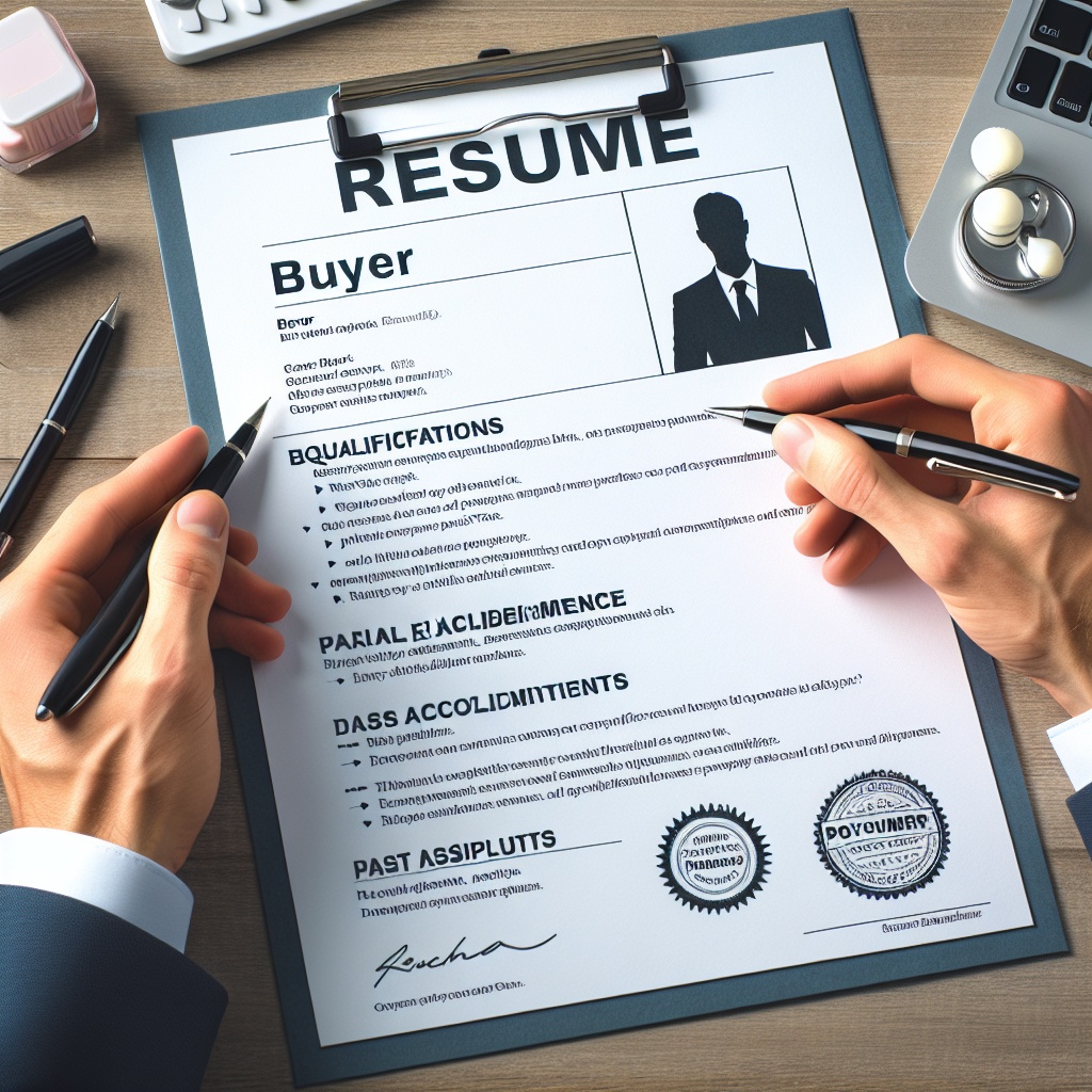 Buyer Resume Generator