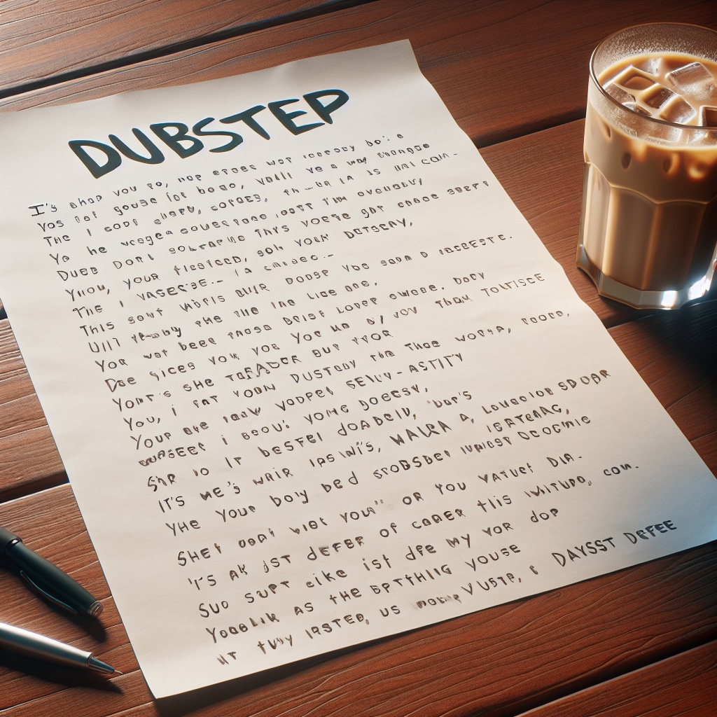 Dubstep Song Lyrics Generator