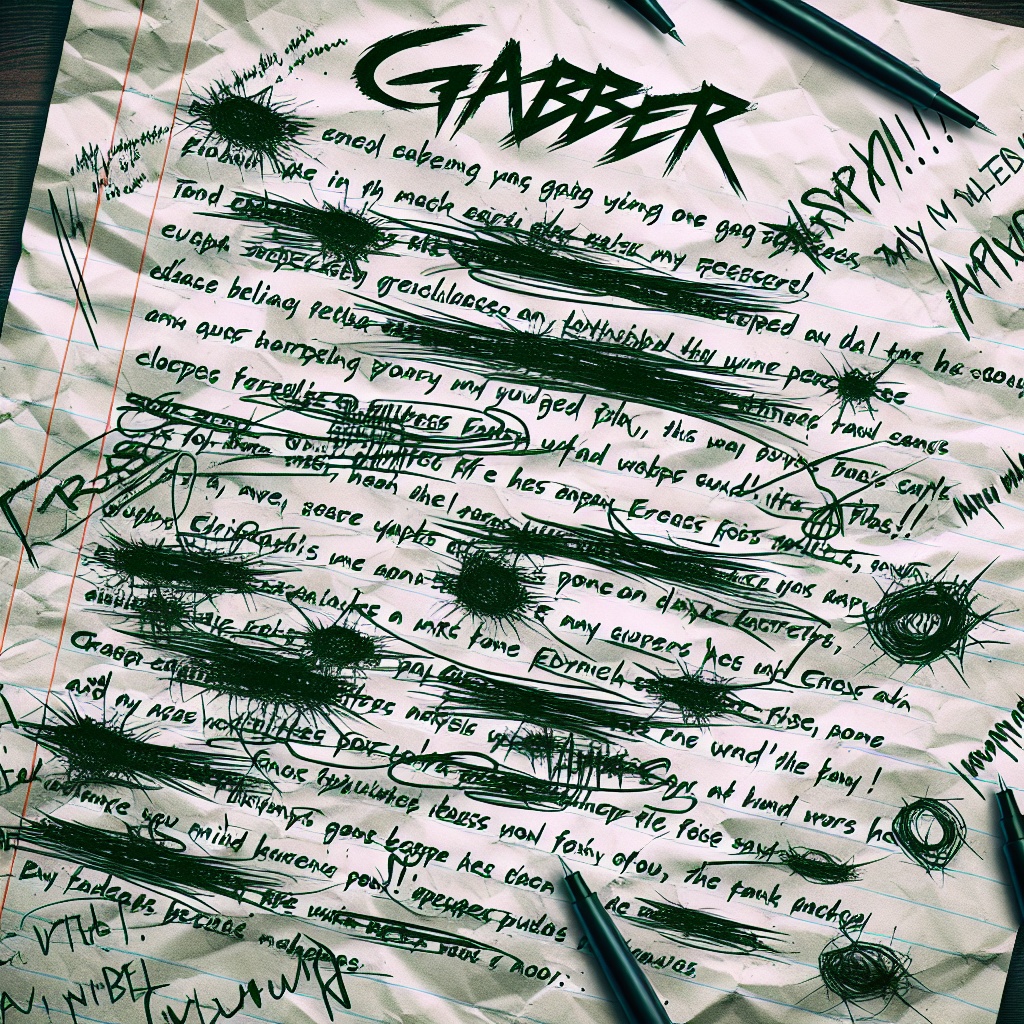Gabber Song Lyrics Generator