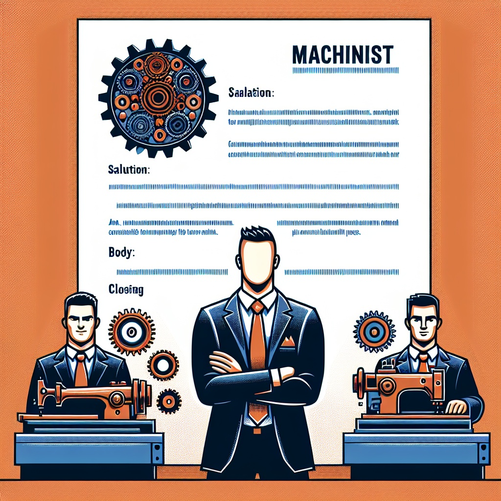 Machinist Cover Letter Generator