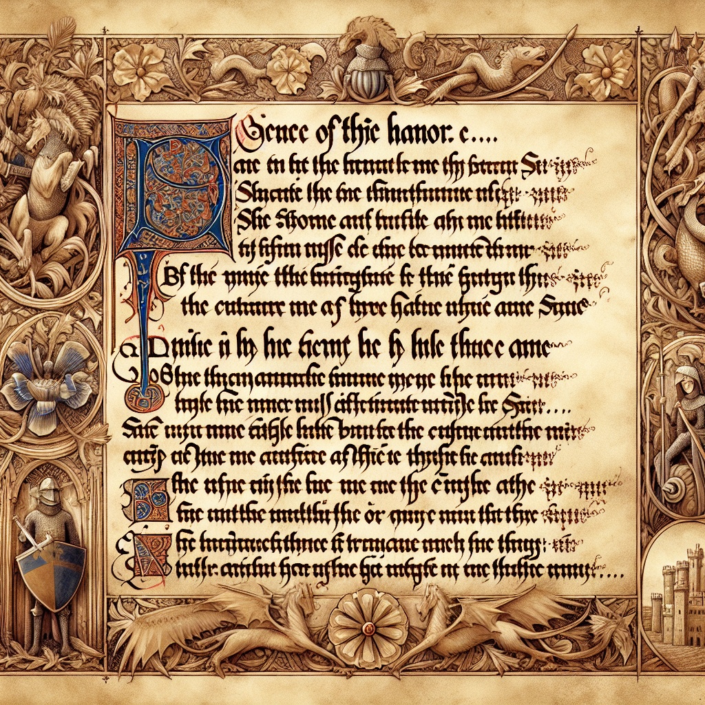 Medieval Song Lyrics Generator